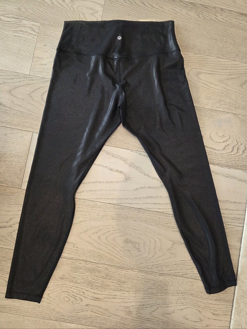 Lululemon Align High-Rise Pant 25" *Shine Foil Black - Size 14 (Excellent Condit